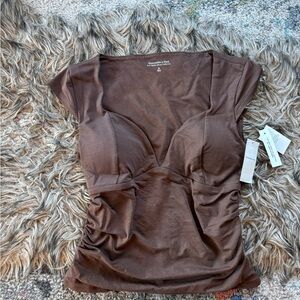 Abercrombie & Fitch Chocolate Brown Top